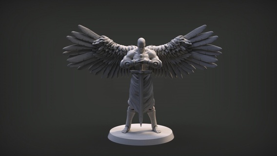 ange personnages 3d print model - Mito3D