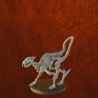 animiert Tier Skelett Monster 3d print model - Mito3D