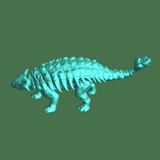 Ankylosaurus Dinozor 3d print model - Mito3D
