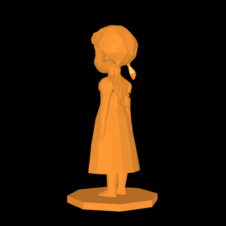 Anna personaggi 3d print model - Mito3D