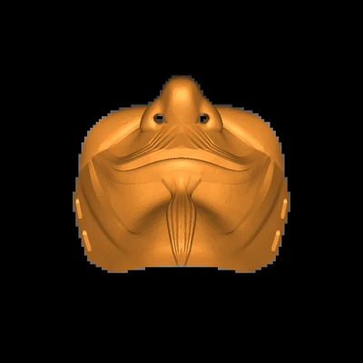 anonyme gars fawkes masque 3d modèles télécharger créalité nuage 3d print model - Mito3D