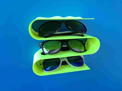 anti-dust glasses organizer Others 3d print model - Mito3D
