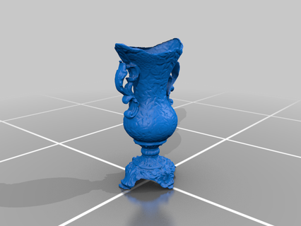 antique vase generated revopoint pop 2 Home Decor 3d print model - Mito3D