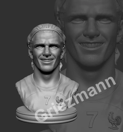 antonio griezmann 3d modelos descargar crealidad nube 3d print model - Mito3D