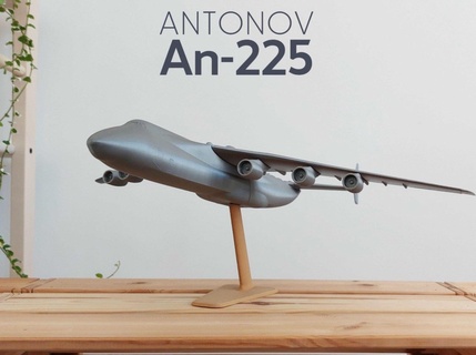 antonov an-225 mriya 1 200 3d models download creality cloud Aircraft 3d print model - Mito3D