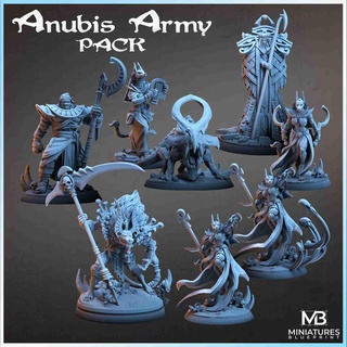 anubis army - pack july 2023 release 3d models download creality cloud Monsters 3d print model - Mito3D