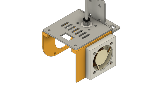 anycubic i3 méga hotend ventilateur 20x40 DIY 3d print model - Mito3D