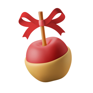 apple candy Foods 3d print model - Mito3D