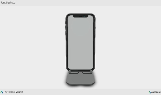 manzana iphone estante soporte artilugio electrónica 3d print model - Mito3D