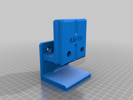 ar-15 wall mount detached magazine 3d models download creality cloud Others 3d print model - Mito3D