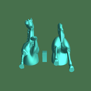 arabe cheval mammifère 3d print model - Mito3D
