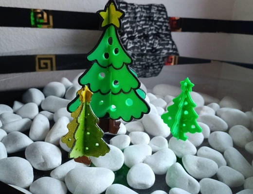 arbol navidad 3d modelos baixar crialidade nuvem 3d print model - Mito3D