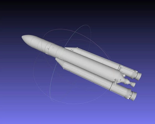 ariane 5 rocket printable miniature 3d models download creality cloud 3d print model - Mito3D