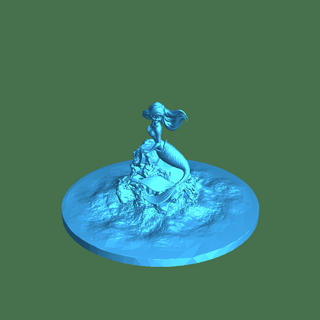 ariel sirena caracteres 3d print model - Mito3D