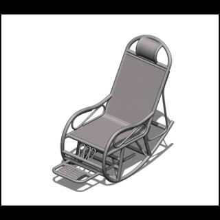 fauteuil 2 meubles 3d print model - Mito3D