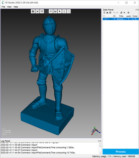 blindato uomo scansionato cr scan lucertola 3d print model - Mito3D