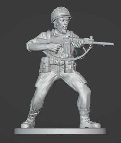 army 3d models download creality cloud characters 3d print model - Mito3D