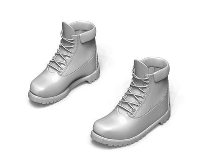 Armee Stiefel Mode 3d print model - Mito3D