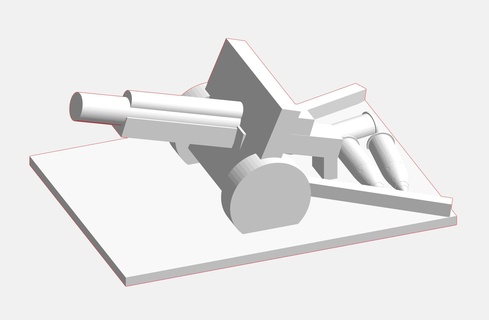 exército homem Toque obus simplificado impressão homens gi joe brinquedos jogos 3d print model - Mito3D