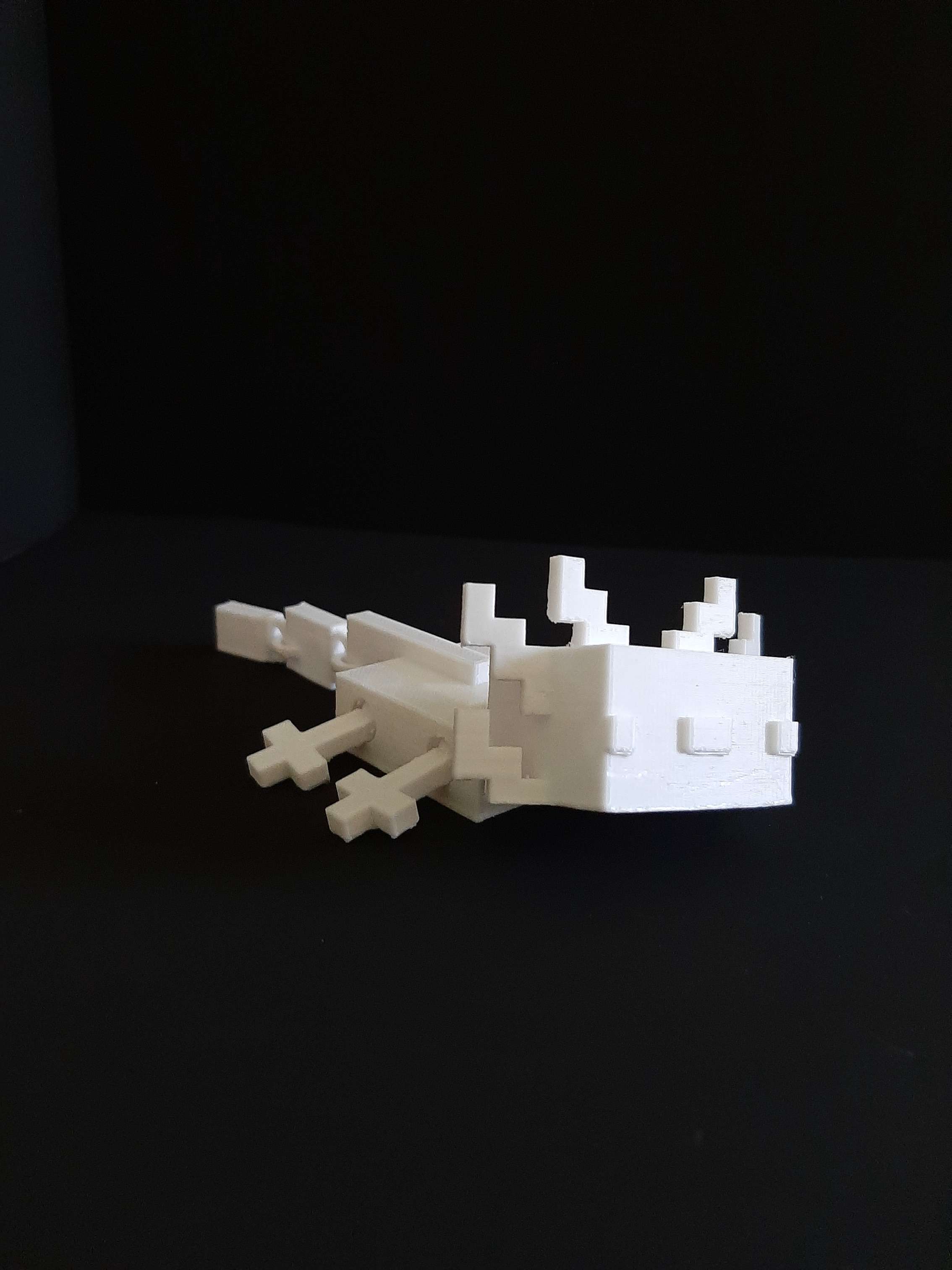 articulado axolotl personagens 3D print model - Mito3D