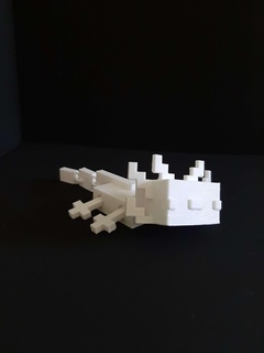 articulado axolotl personagens 3d print model - Mito3D