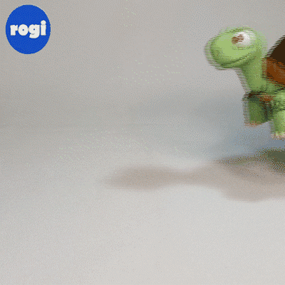 articulé dessin animé tortue 3d modèles télécharger créalité nuage animaux 3d print model - Mito3D