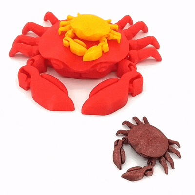 articulated crab 3d models download creality cloud 3d print model - Mito3D