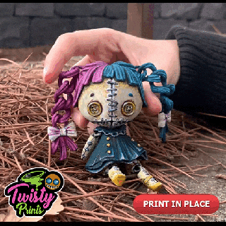 articulated creepy doll print place Fictional Characters 3d print model - Mito3D