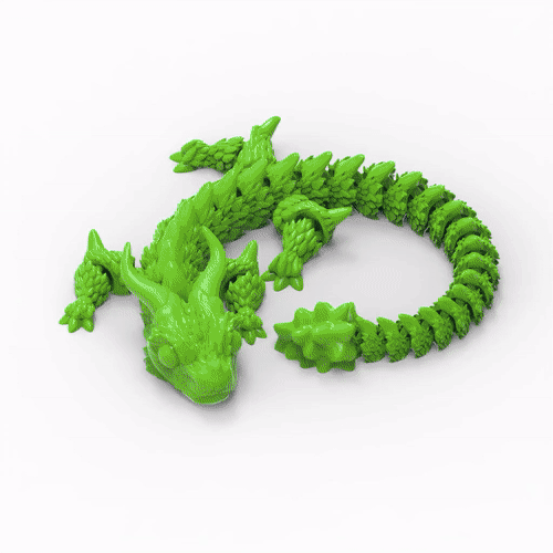 articulado Dragão 004 reptiliano 3D print model - Mito3D