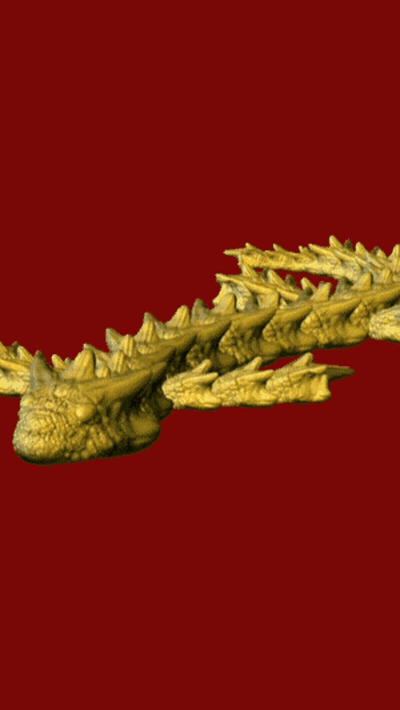 articulated dragon 3d models download creality cloud monsters 3d print model - Mito3D