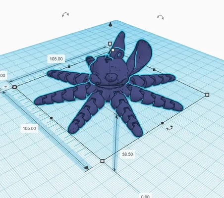 articulado octo stitch puntada 3d modelos descargar crealidad nube 3d print model - Mito3D