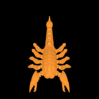 articulado escorpión animales 3d print model - Mito3D