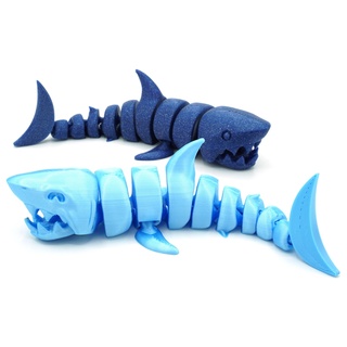 articulated shark Others 3d print model - Mito3D