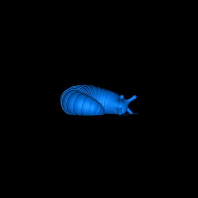 articulated slug 3d models download creality cloud 3d print model - Mito3D