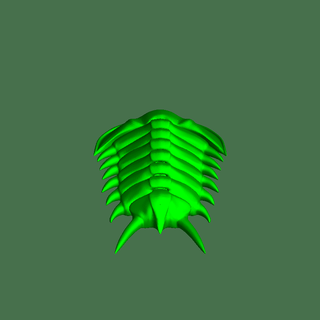 articulated trilobite Myths 3d print model - Mito3D