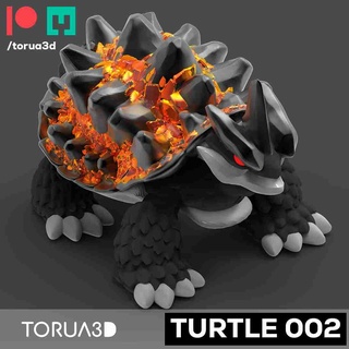 articulé tortue 002 stl fichier 3d impression animaux 3d print model - Mito3D