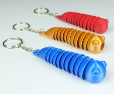 articuled key ring Others 3d print model - Mito3D