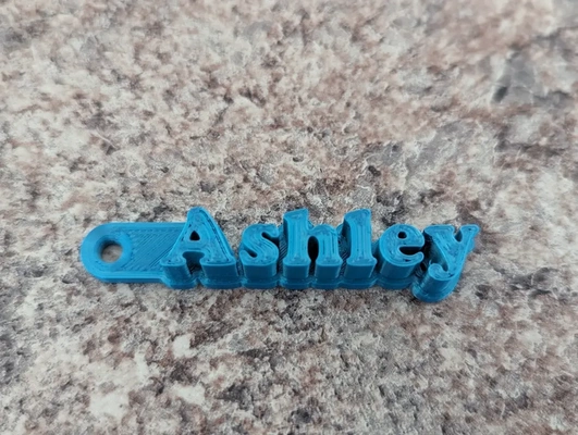 ashley portachiavi 3d modelli scarica creality nube 3d print model - Mito3D