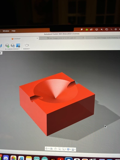 ashtray made bauhaus storia 3d modelli scarica creality nube 3d print model - Mito3D