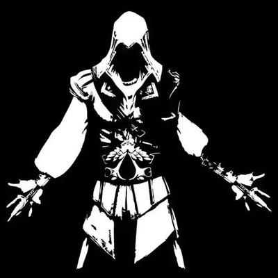 assassin's creed ezio stencil 3d models download creality cloud 3d print model - Mito3D