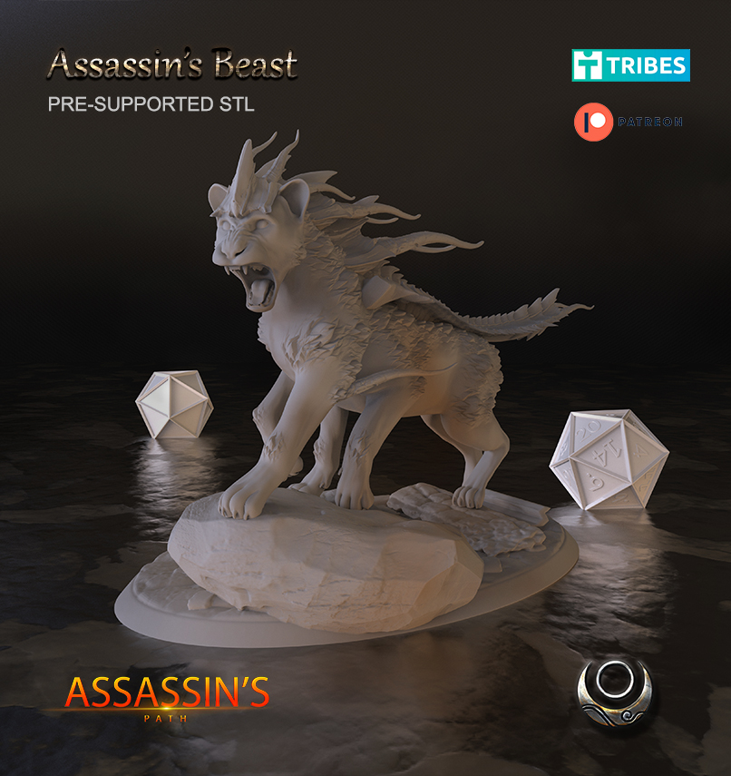 assassin beast Myths 3D print model - Mito3D