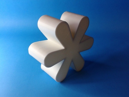 asterix simbolo nidible scatola v1 3d print model - Mito3D