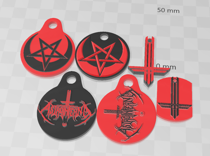 astro inferno rpg keychains 3d models download creality cloud Others 3d print model - Mito3D