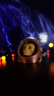 Astronaut Helm fiktiv Zeichen 3d print model - Mito3D