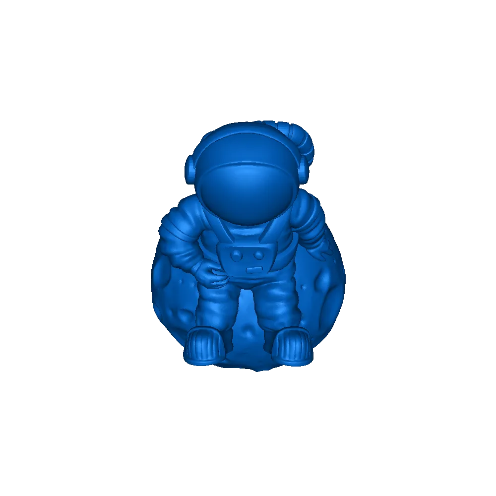 astronauta 3d modelos baixar crialidade nuvem 3D print model - Mito3D