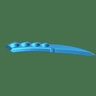 Asuma chacra lâminas Projeto 3d modelos baixar crialidade nuvem brinquedo facas 3d print model - Mito3D