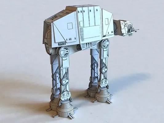 at-at walker star wars 3d model models download creality cloud 3d print model - Mito3D