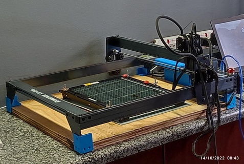 atomstack x20 Pro mimar tablero localizando pies impresora partes accesorios 3d print model - Mito3D