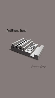 Audi telefon ayakta durmak Aksesuarlar 3d print model - Mito3D