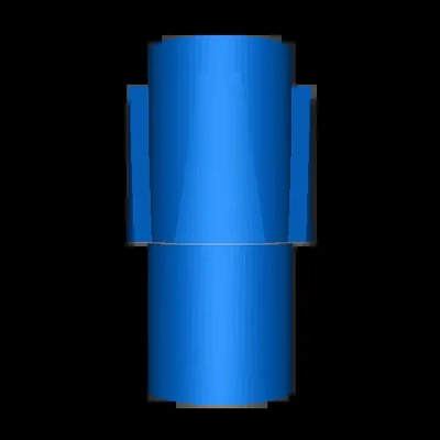 agosto fechadura adaptador 3d modelos baixar crialidade nuvem 3d print model - Mito3D